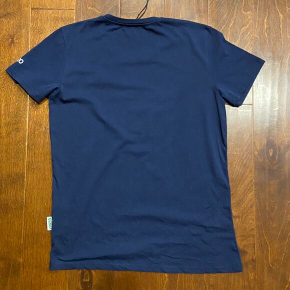 Kenzo Paris Basic Fit Embroidered Tiger Head Navy Blue T-Shirt Men's NWT L - Picture 5 of 9